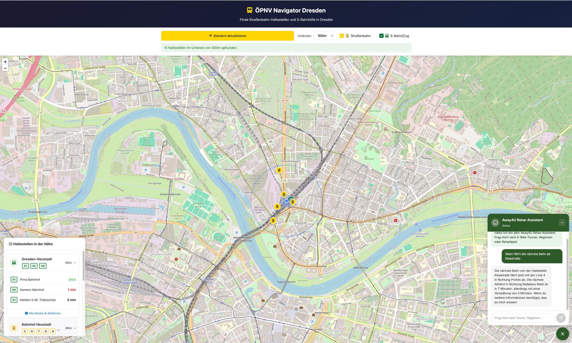 ÖPNV-Navigator Dresden: Wenn die Tour länger dauert als geplant